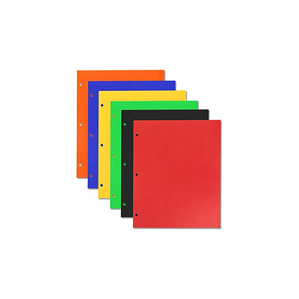 Folder plástico 3 orificios colores surtidos 479029 Avery.