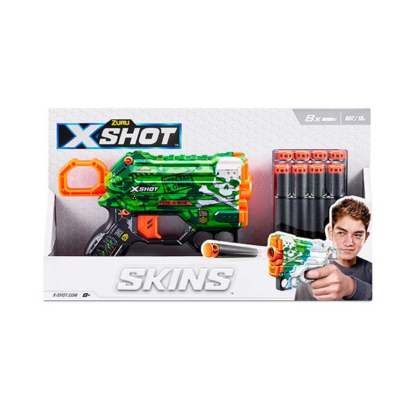 Lanzador de dardos skin x-shot