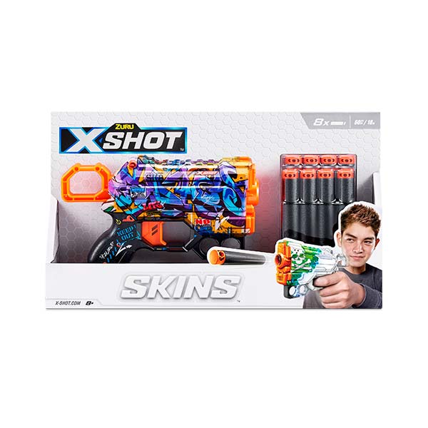 Lanzador de dardos skin x-shot