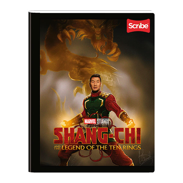 Cuaderno cosido grande rayado 100 hojas Shang Chi