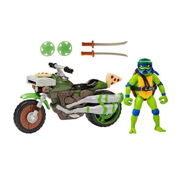 Vehículo con Figura Tortugas Ninja