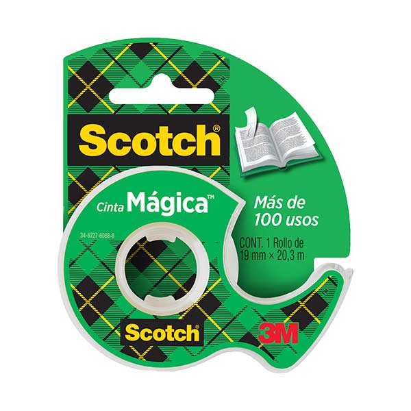 Cinta adhesiva magica con dispensador Scotch