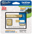 Cinta Rotuladora Brother Blanco s/Dorado TZE-MQ835