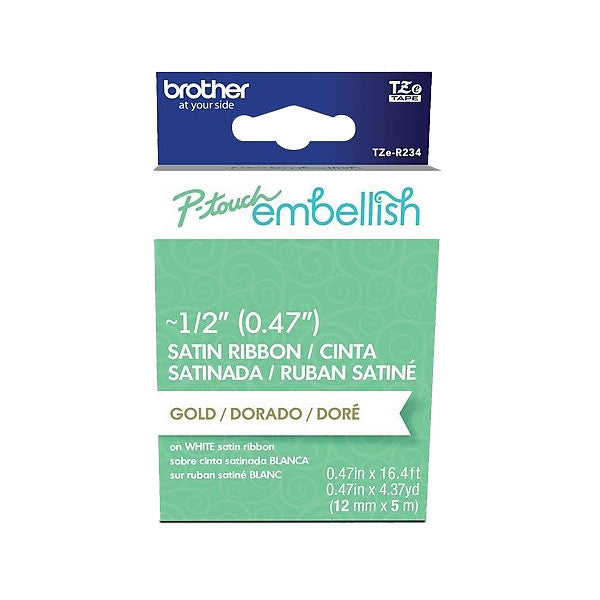 Cinta Embellish para tela blanca Brother.