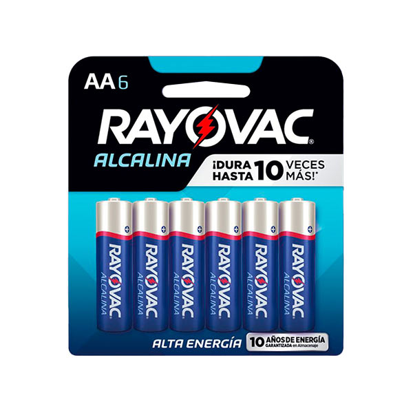 Baterías 6 unidades AA Rayovac