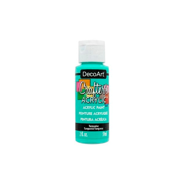 Pintura crafter 2oz turquoise DCA42 Decoart.