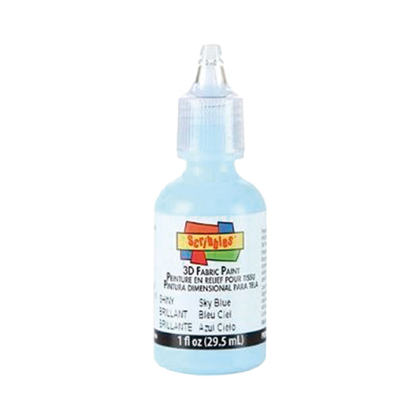 Pintura para Tela dimemsional celeste marca Scribb
