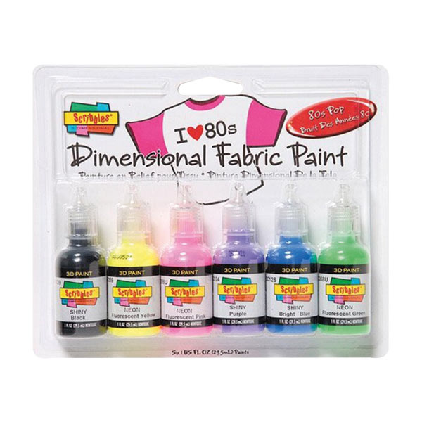 Pintura para tela kit de 6 unidades Pastel Scribbl