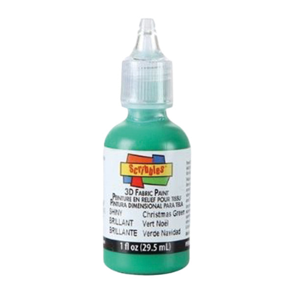 Pintura para Tela dimemsional verde marca Scribble