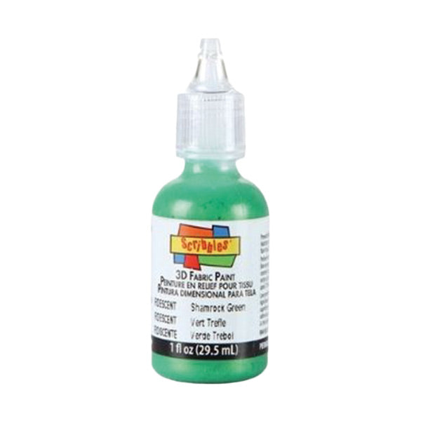 Pintura para Tela dimemsional verde nacarado marca