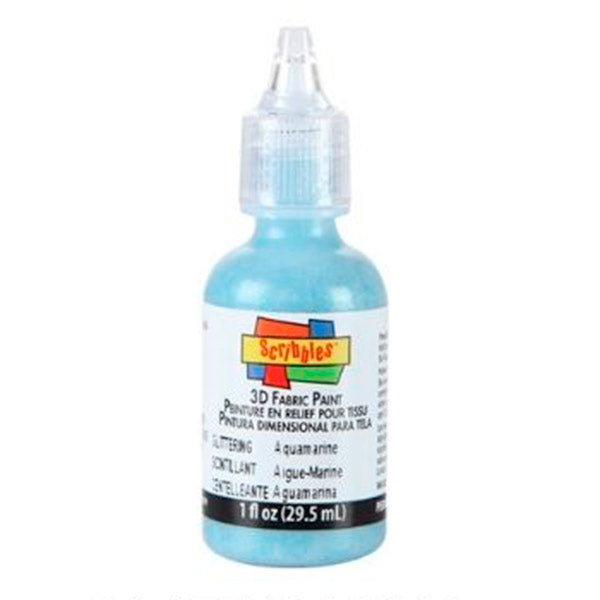 Pintura chiclosa aquamarine Scribbles.