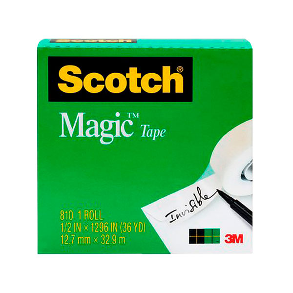 Cinta adhesiva magica 12mmx33m Scotch