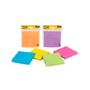 Nota adhesiva rayada 4x4" colores