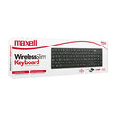 Maxell Teclado inalámbrico negro