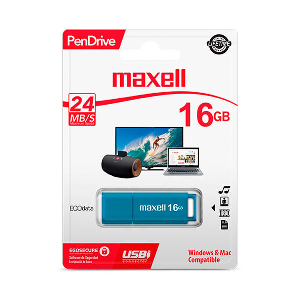 Memoria USB 16GB USBPD-16 Maxell