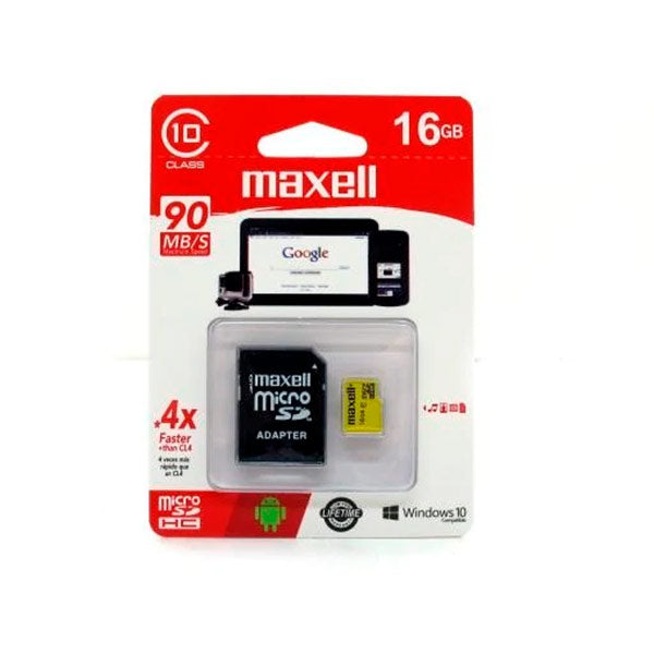 Micro SD 16GB MCSD-16CL10 Maxell