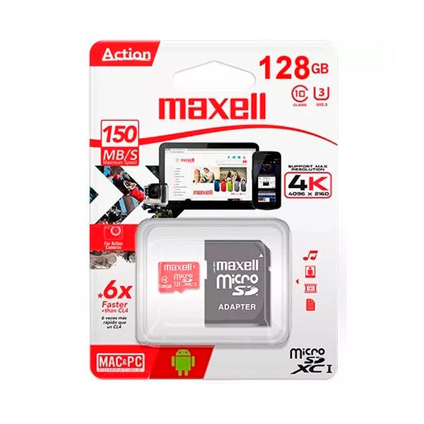 Micro SD 128GB MCSD-128UHS Maxell