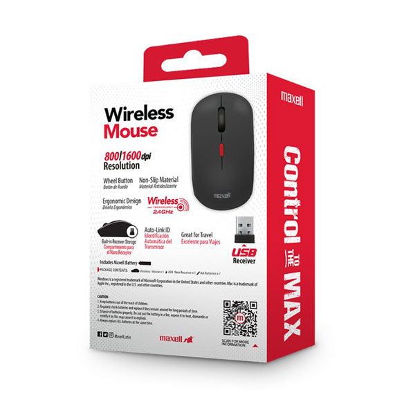 Mouse inalámbrico Maxell