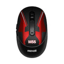 Maxell Mouse inalámbrico negro/ rojo