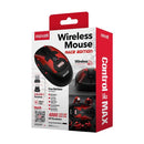 Maxell Mouse inalámbrico negro/ rojo
