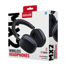 Maxell Audífonos diadema BT negro/gris