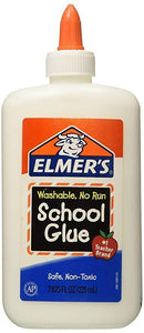 Goma escolar lavable 225ml Elmers.