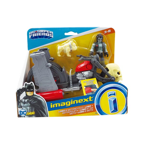 Imaginext vehículo con figura super friends