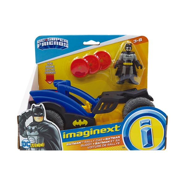 Imaginext vehículo con figura super friends