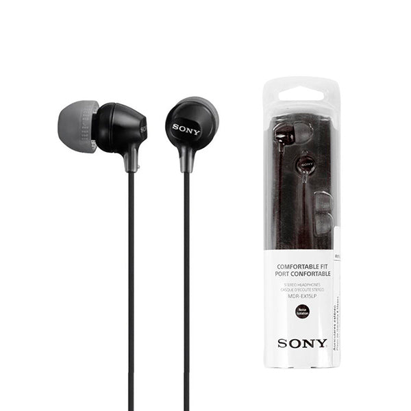 Audifonos Negros Alambricos MDREX15LPBZ Sony