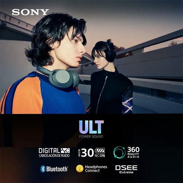 Audífonos Diadema BT Sony