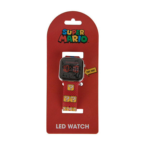 Reloj led niño super mario