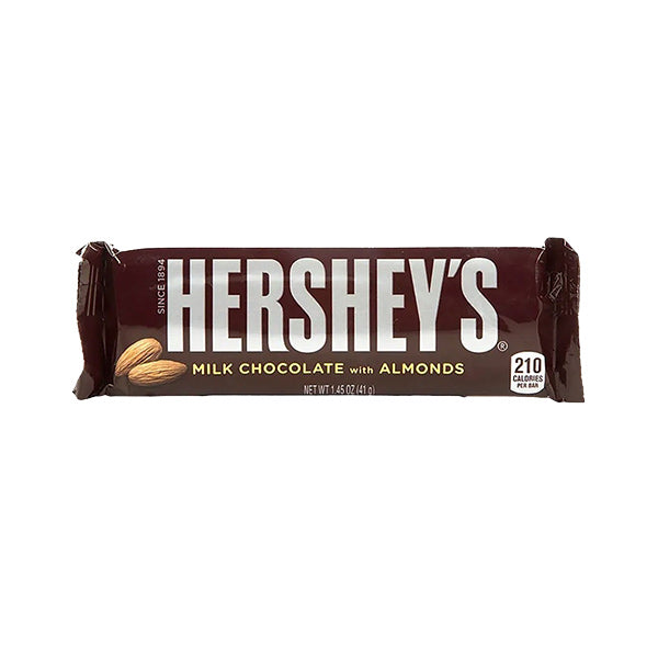 Chocolate leche con almendras Hersheys