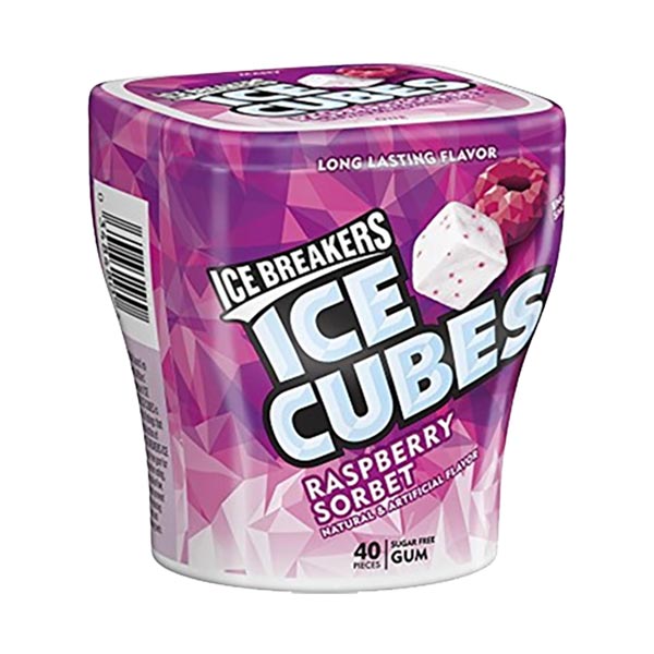 Chicles Ice Cubes Frambuesa