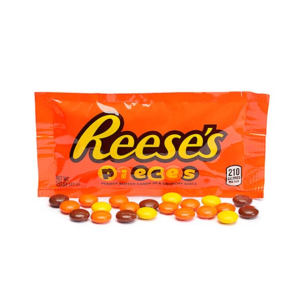 Chocolate reeses pieces 43 gramos
