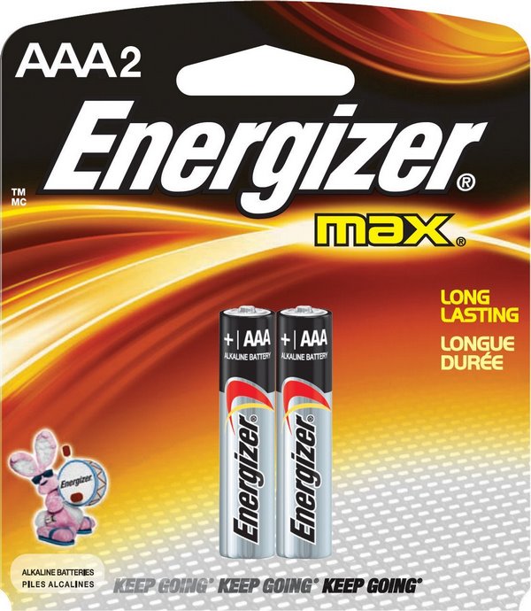 Paquete 2 unidades batería AAA energizer