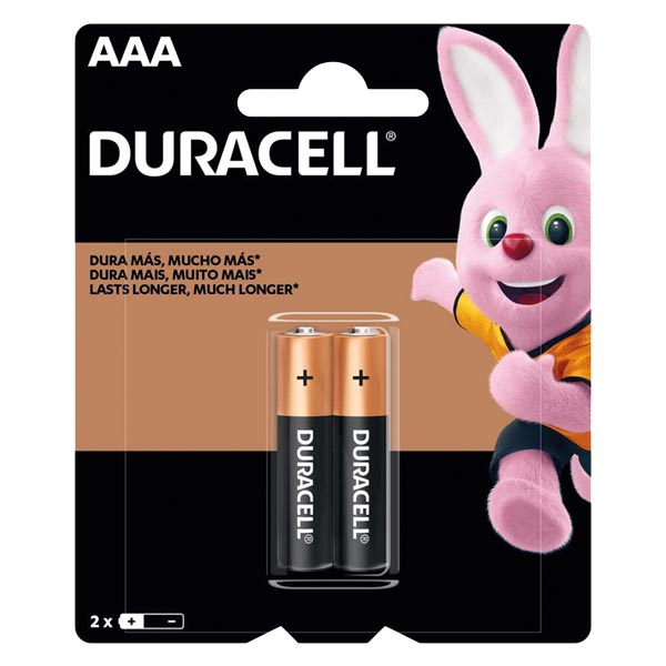 Baterías 2 unidades AAA Duracell