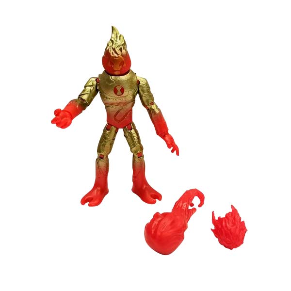 Ben 10 figura 5" metalica heatblast