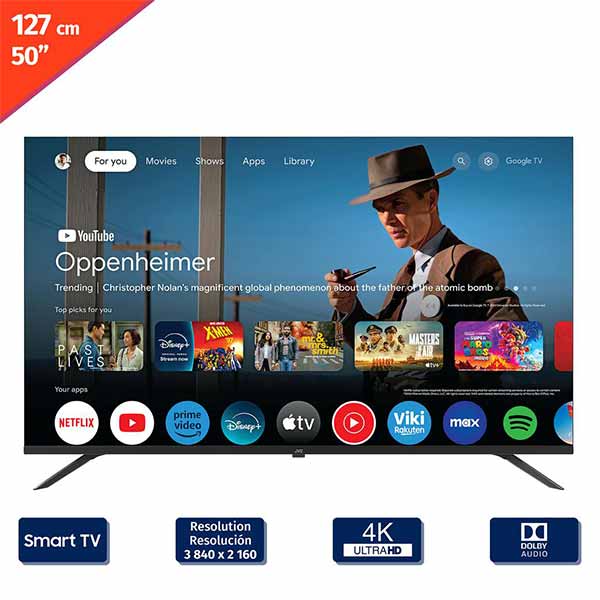 Pantalla smart 50" JVC