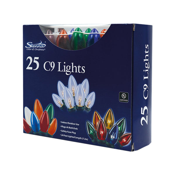 Luz en serie 25 bombillas multicolor