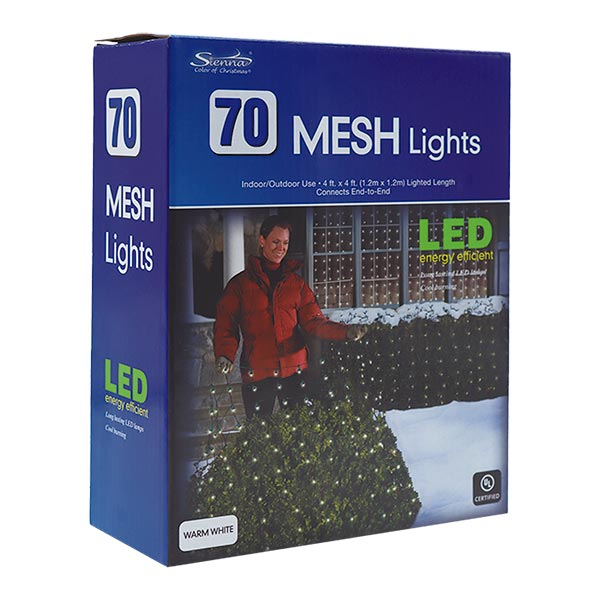 Luz en serie 70 bombillas blanca