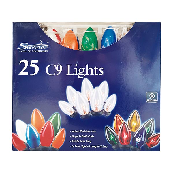 Luz en serie 25 multicolor