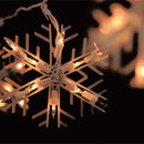 Luz en serie nieve blanco 100