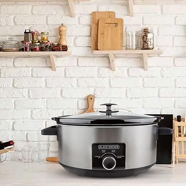 Olla Cocimiento Lento 7L Black Decker