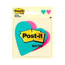 Nota adhesiva corazòn 2.6x2.6"
