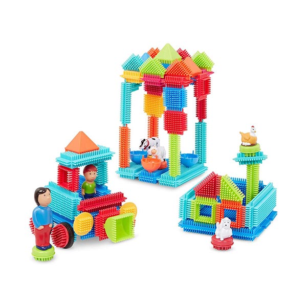 Maleta con bloques de construcción 85 piezas Battat