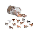 Set figuras animales de la granja 60 piezas