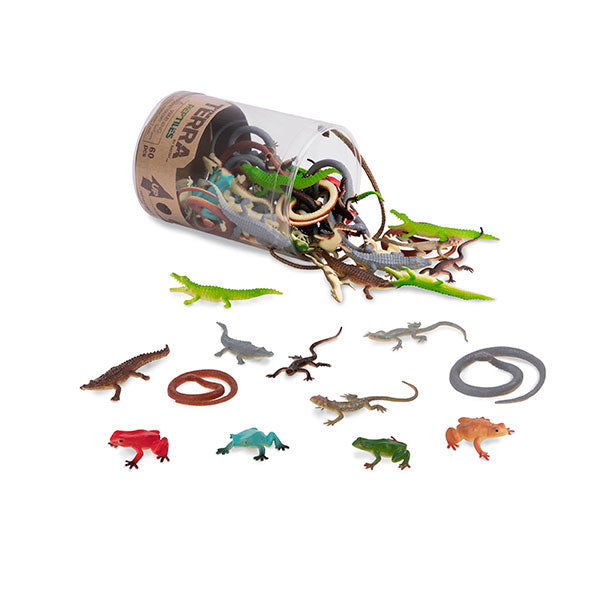 Set figuras surtidasde reptiles 60 piezas