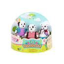 Set figuras familia de perros 4 piezas