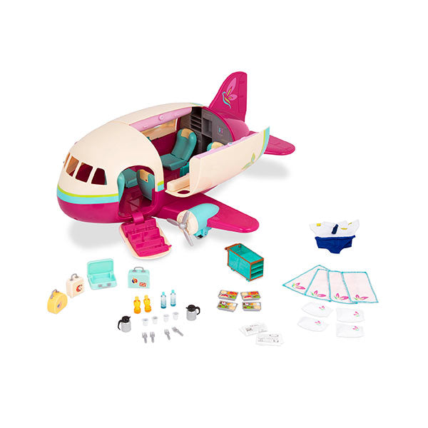 Set avión con 35 accesorios surtidos