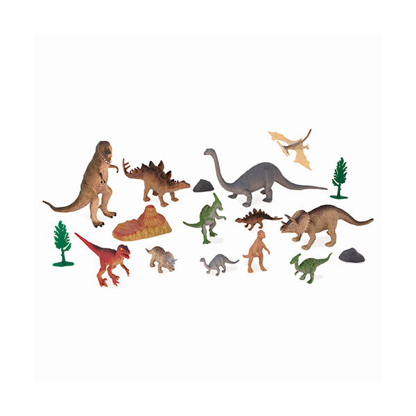 Set cubeta animales prehistoricos 60 piezas